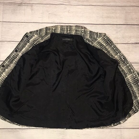 Lafayette 148 Textured Tweed Blazer Snap Front - Picture 6 of 10